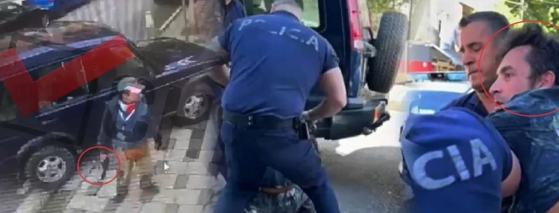 VIDEO/ Momenti kur Enis Vrapi shfaqet me kallash para Prokurorisë