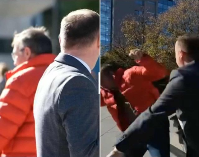 Deputeti i opozitës humb durimin, rrihet LIVE me qytetarin (VIDEO)