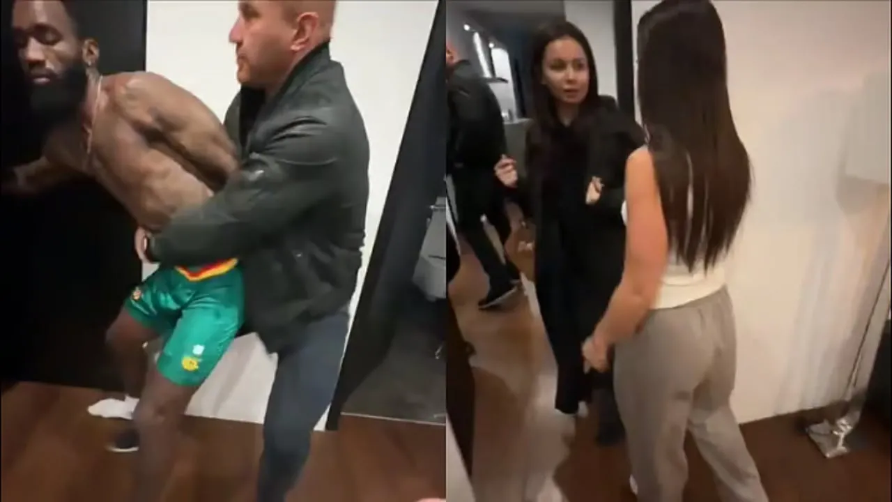 VIDEO/ Gruaja kap ‘mat’ futbollistin e njohur me dashnoren