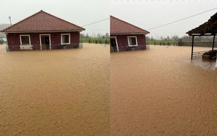 Banesa në Mat ‘mbërthehet’ nga uji, evakuohet një familja