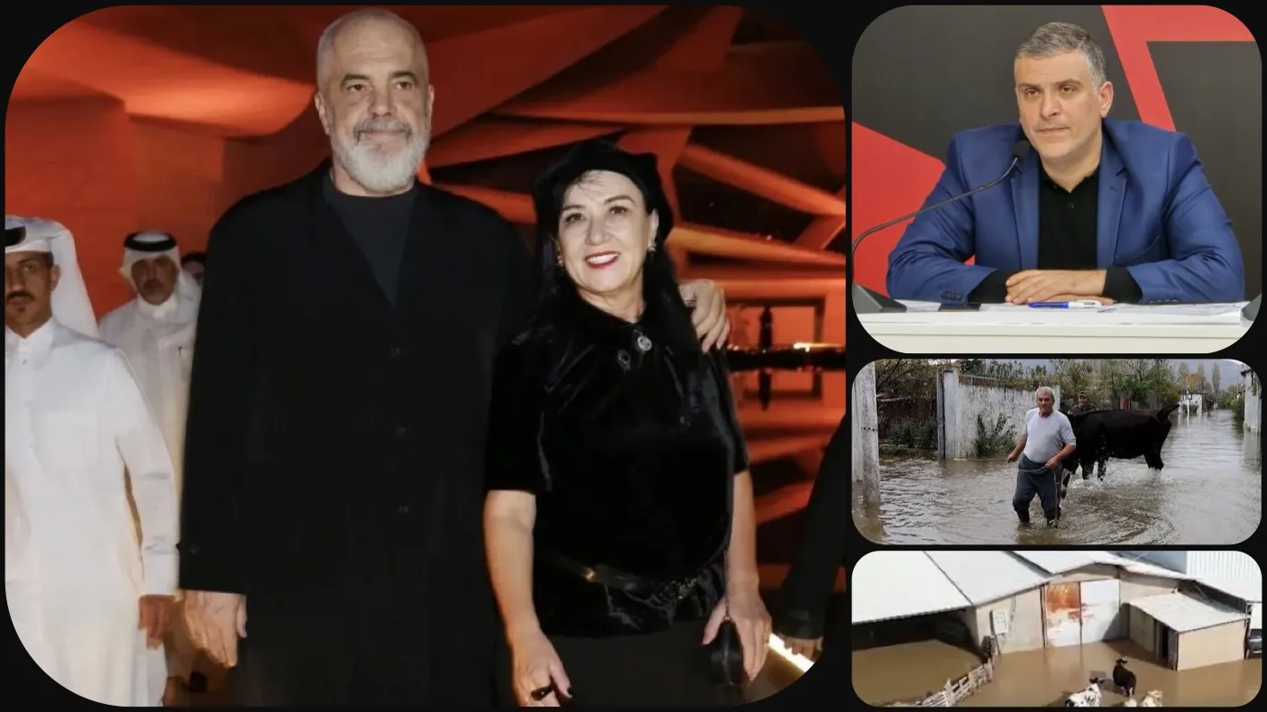 Deputeti Blushi: Shqipëria përmbytet, Rama në tapetin e kuq Katar