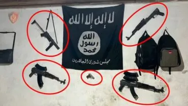 Flamur i ISIS dhe automatikë, dalin pamjet nga aksioni në Orosh