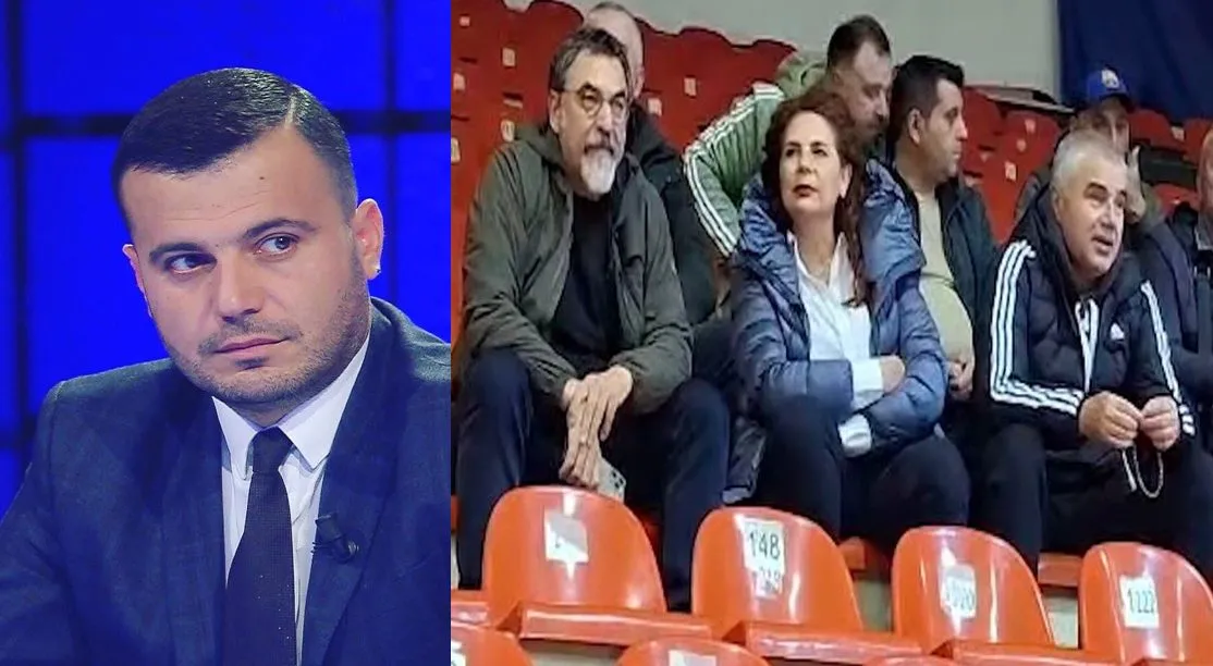 Sinan Tepsia dhe Bledi Çuçi numërojnë votat e kullave të stadiumit Flamurtari