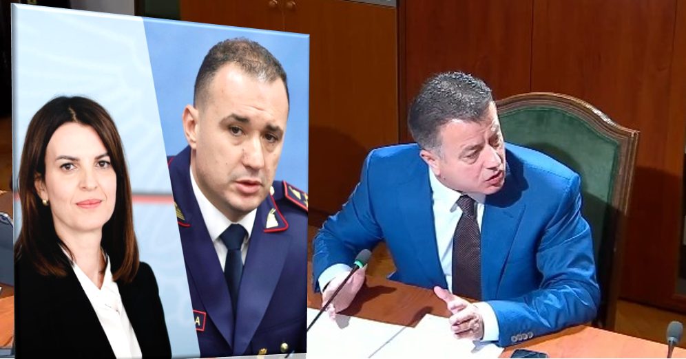 Flamur Noka vë ‘me shpatulla pas murit’ Albana Koçiun