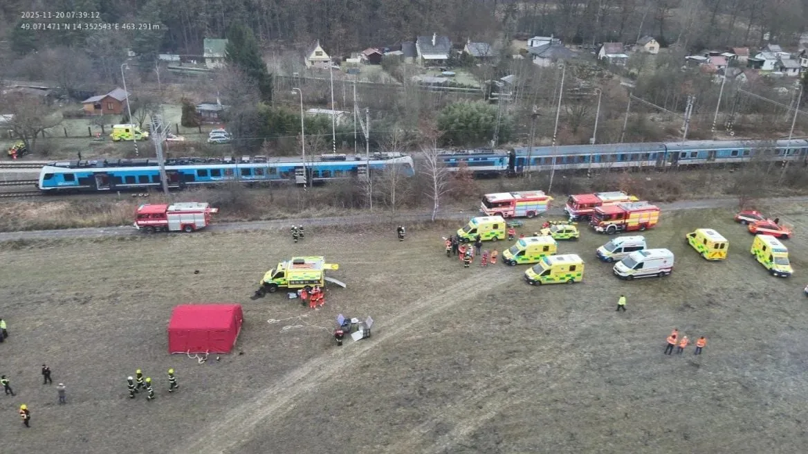 Përplasen trenat në Çeki, 45 të plagosur