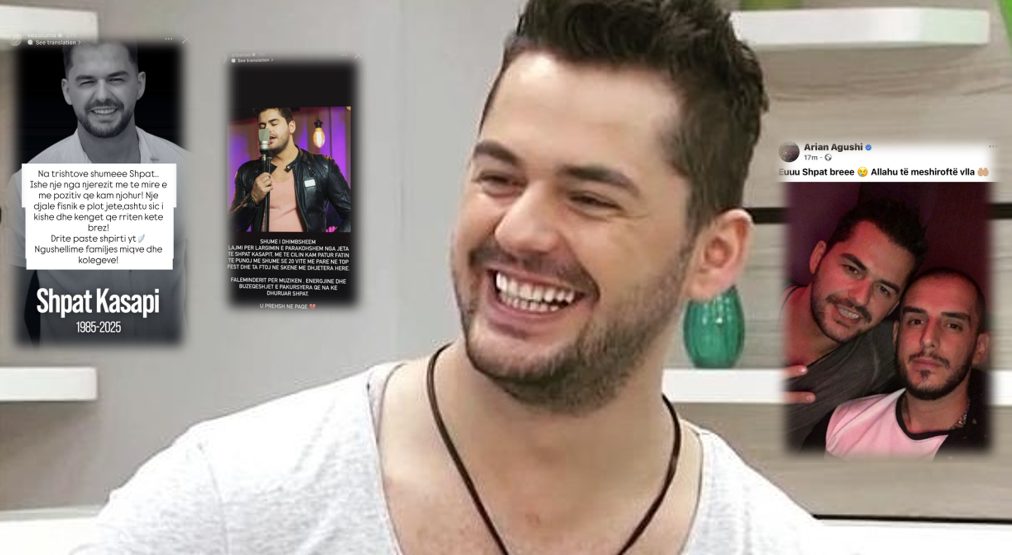 Kolegët e Shpat Kasapit përlotin rrjetin me reagimet për këngëtarin