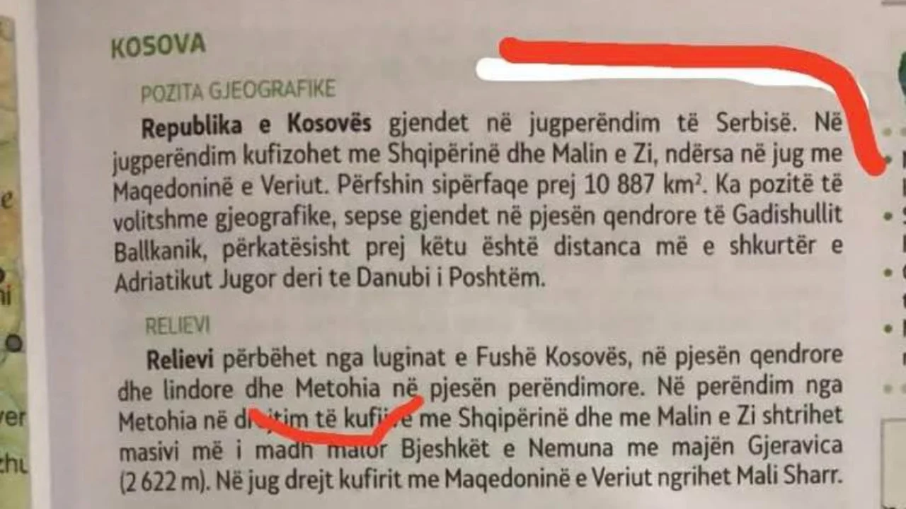 SKANDALI! Kosova quhet ‘Metohi’ në librat e Maqedonisë së Veriut