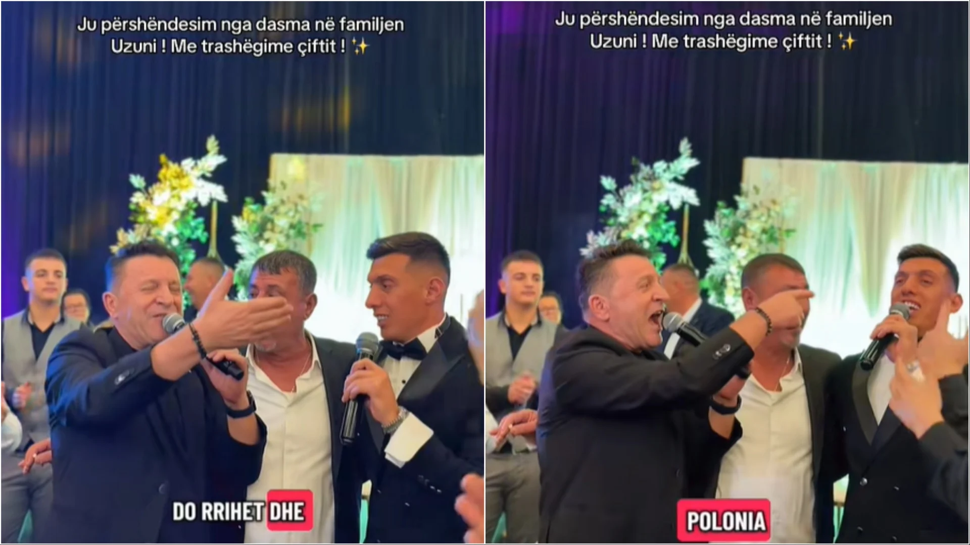 VIDEO/ Nga dasma e së motrës, Uzuni mesazh të fortë Polonisë