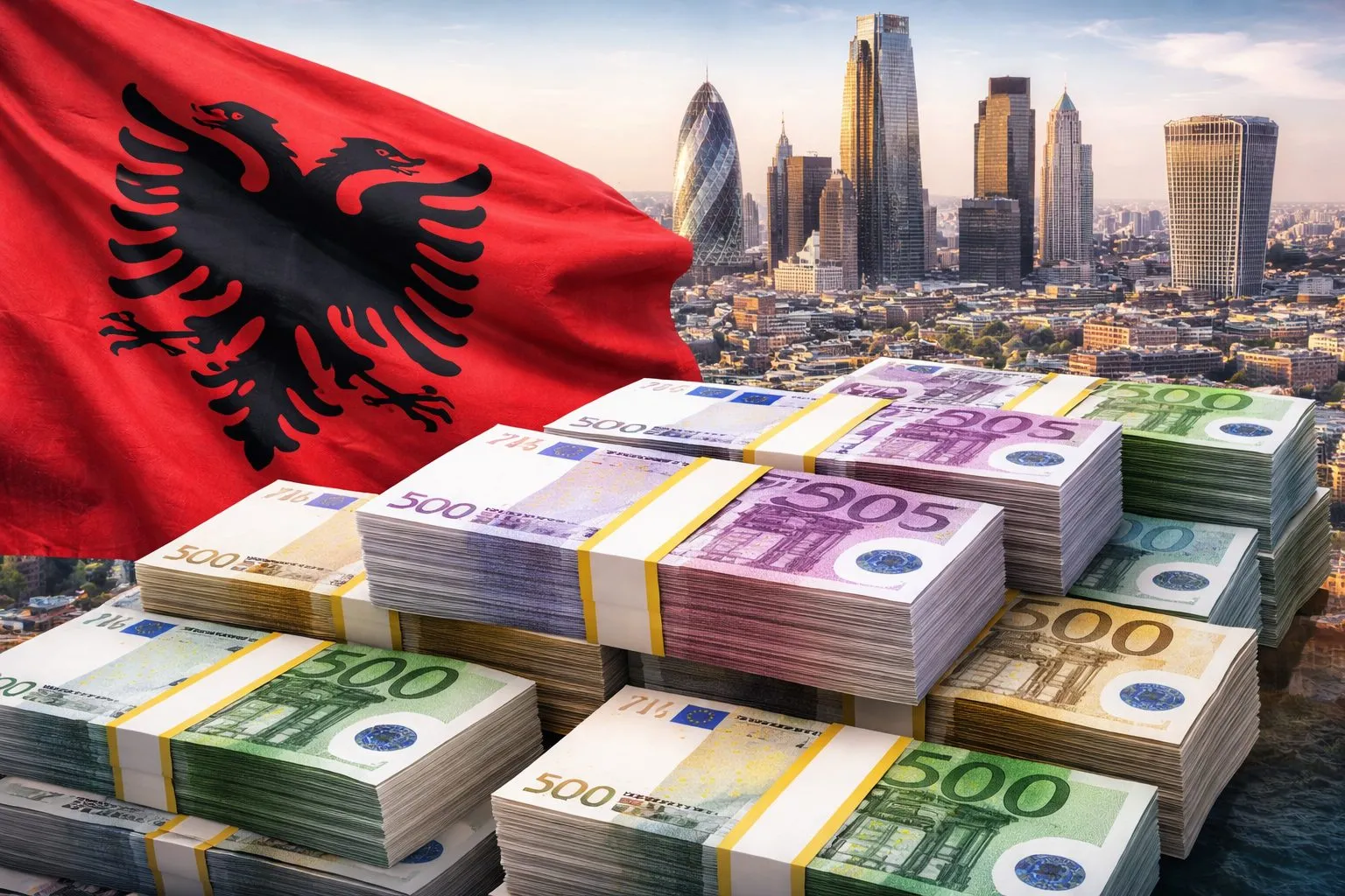 Fluks i pazakontë kapitalesh nga Shqipëria drejt Perëndimit
