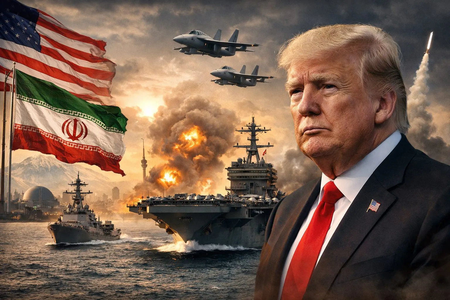 Trump thirrje Iranit: Armata masive është nisur, gati si me Venezuelën