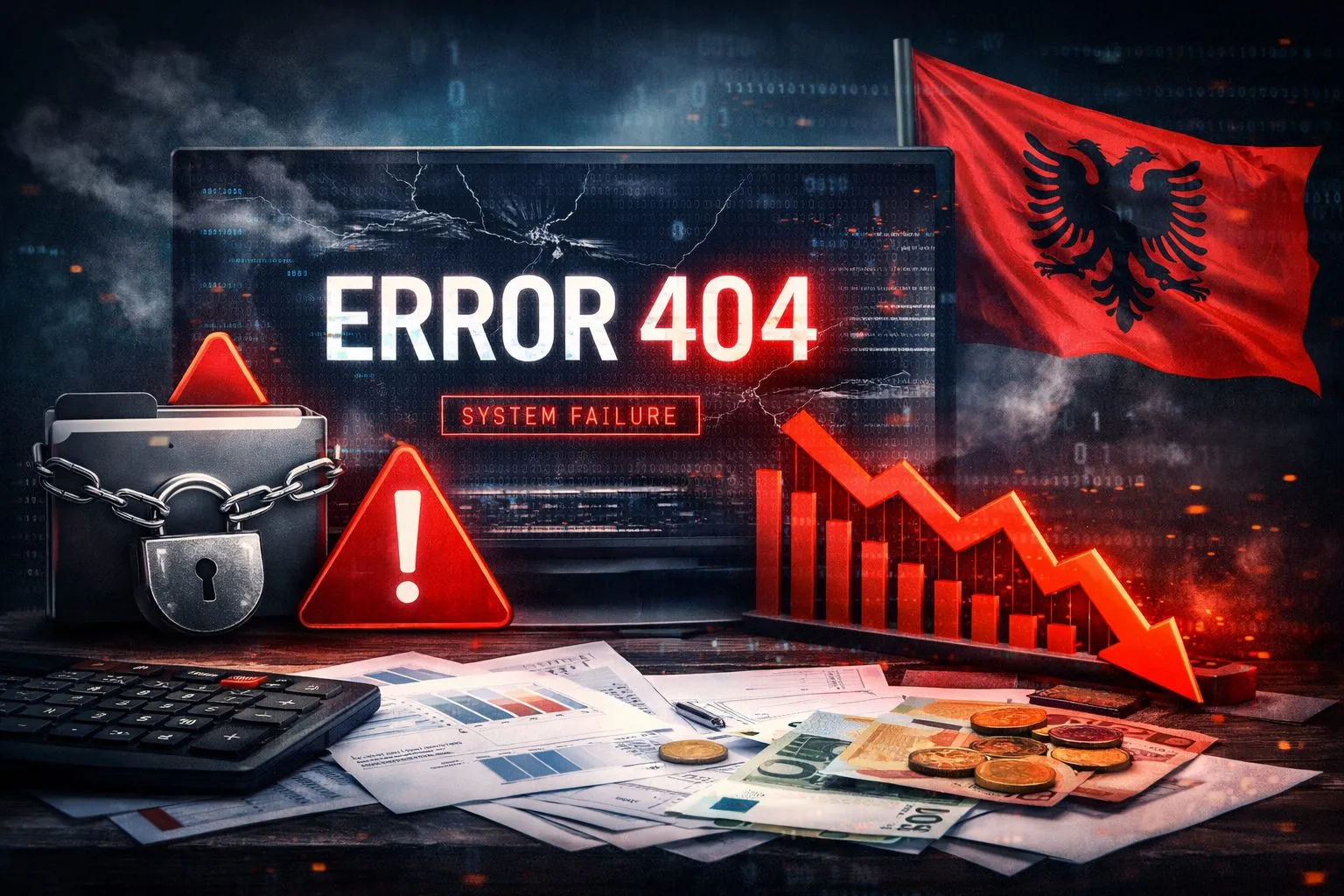“ERROR 404″/ Kolapsi digjital po zhyt bizneset në krizë