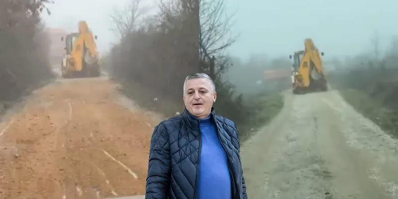 Banorët e Fushë e Vogël në Maqellarë rregullojnë vetë rrugën