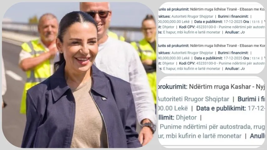 E pandehur nga SPAK, Balluku hap 4 tendera 90 milionë euro