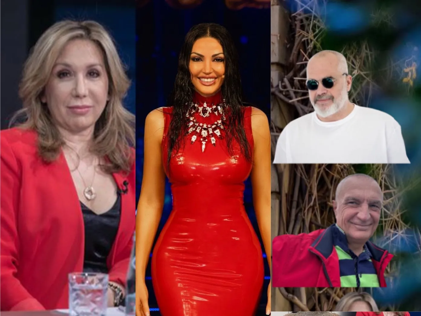 Meta dhe Xhensila Myrtezaj tek padia e Qerretit kundër  Kokalarit