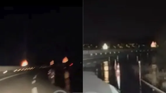 Tërbohet Vjosa, bllokohet një korsi e autostradës drejt Tiranës