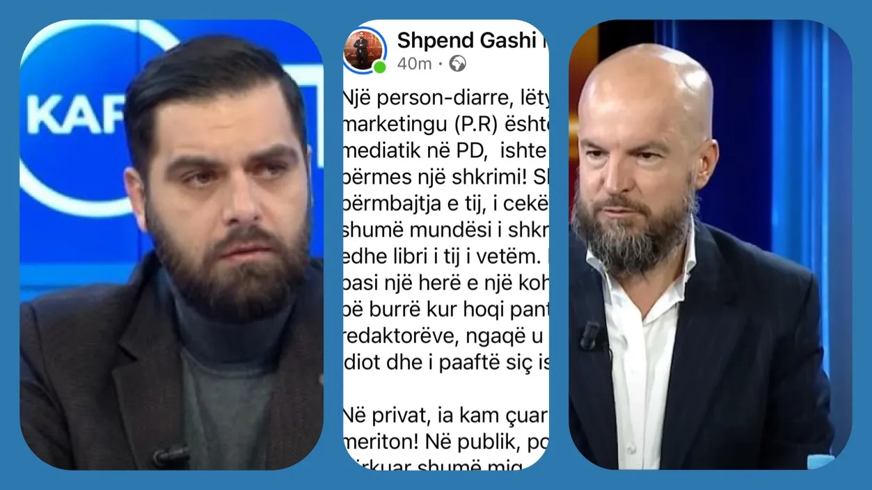Plas keq debati mes Shpend Gashit e Alfred Lelës!