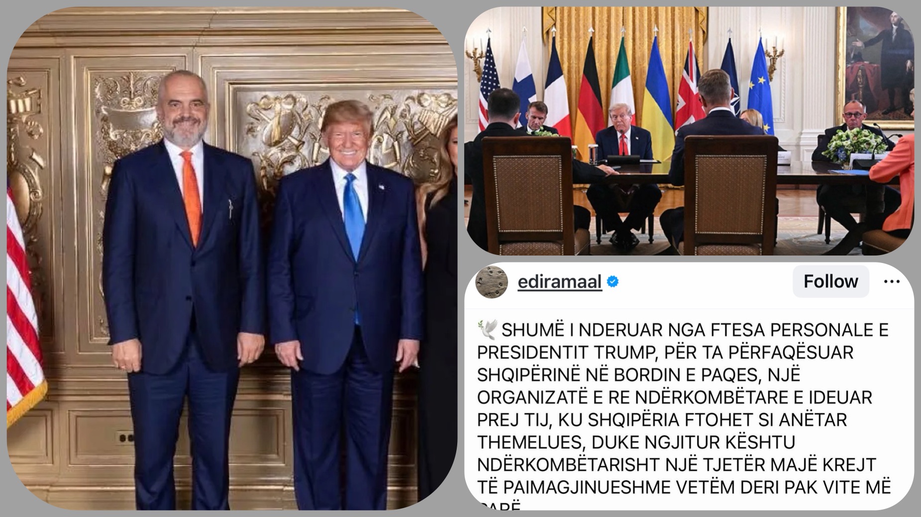 Pas lobimit të fortë, Rama njofton ftesën e Trump