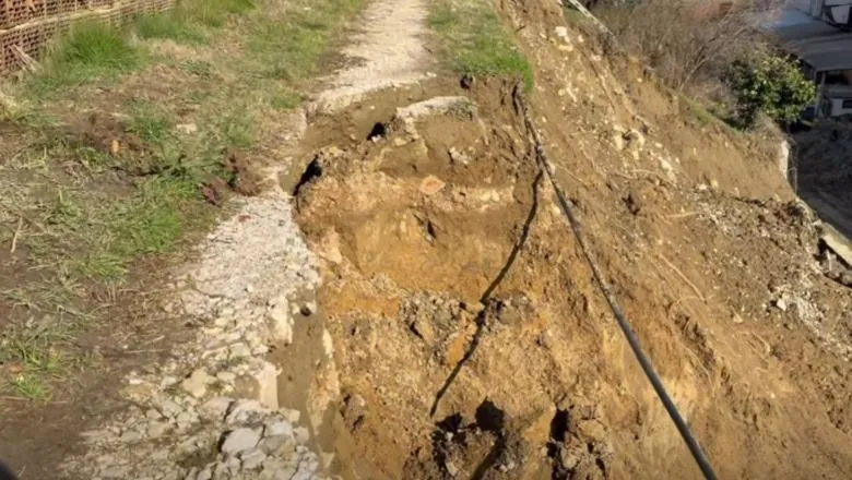 Denoncimi/ Shembet rruga në Kodrën e Gjinve, banorët në ankth