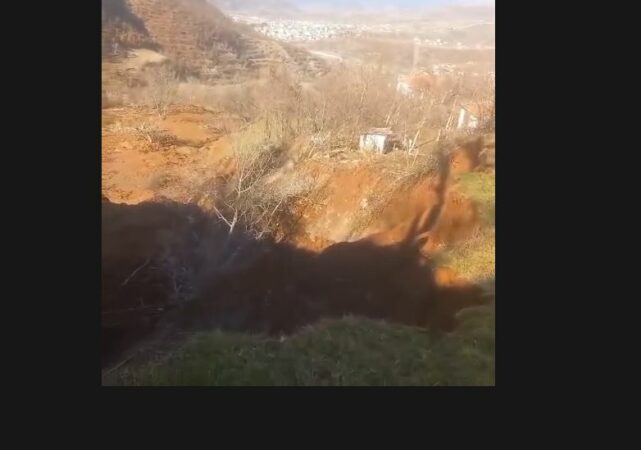 Rrëshqitje masive e tokës në Librazhd, dhjetëra shtëpi të dëmtuara