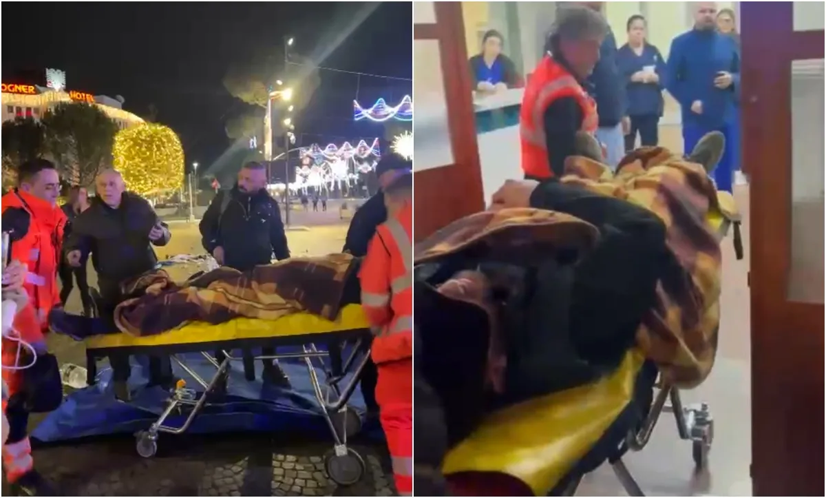 FOTO/ Plagoset në kokë Adriatik Lapaj gjatë ndërhyrjes së policisë