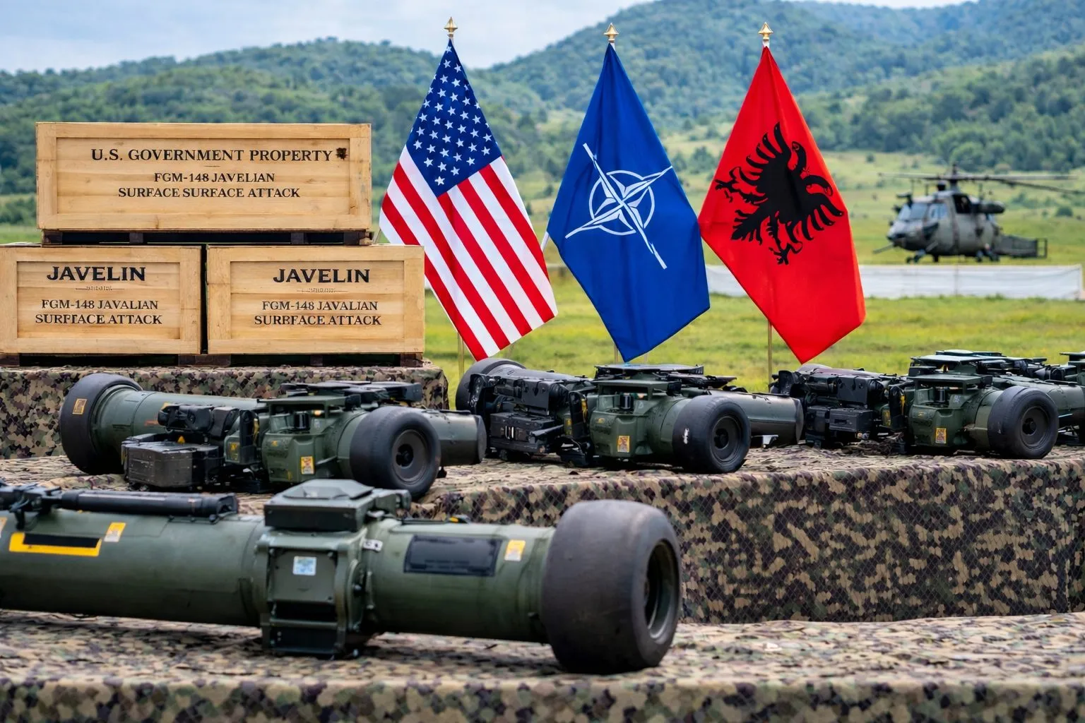Sisteme raketore amerikane JAVELIN mbërrijnë në Shqipëri