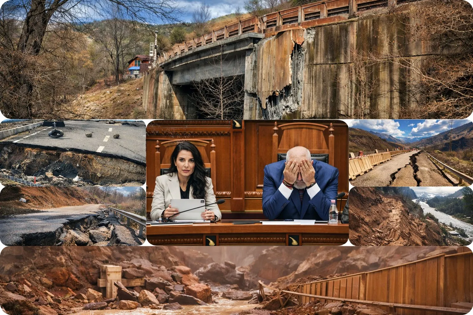 Nuk janë rrugët ato që po shemben, por shteti
