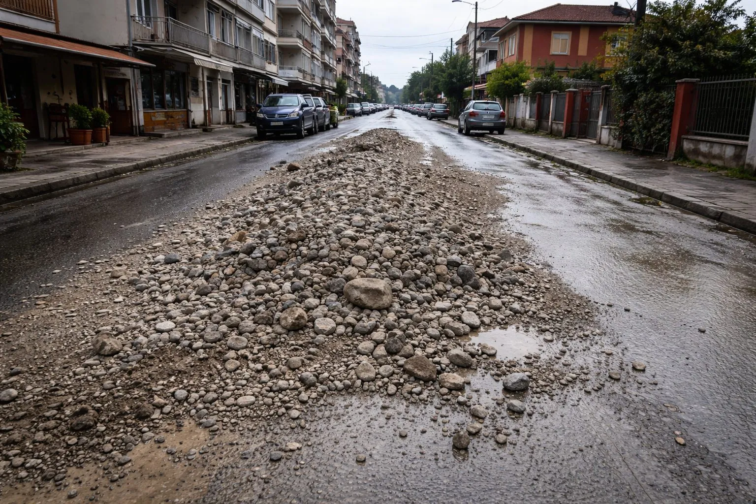 Denoncimi: Inertet në mes të rrugës prej javësh në Lezhë