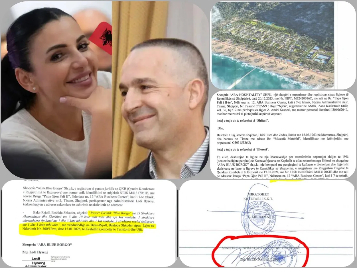 Balluku i firmos Bashkim Ulajt, resort 1.460.549 m2 në Rrjoll!