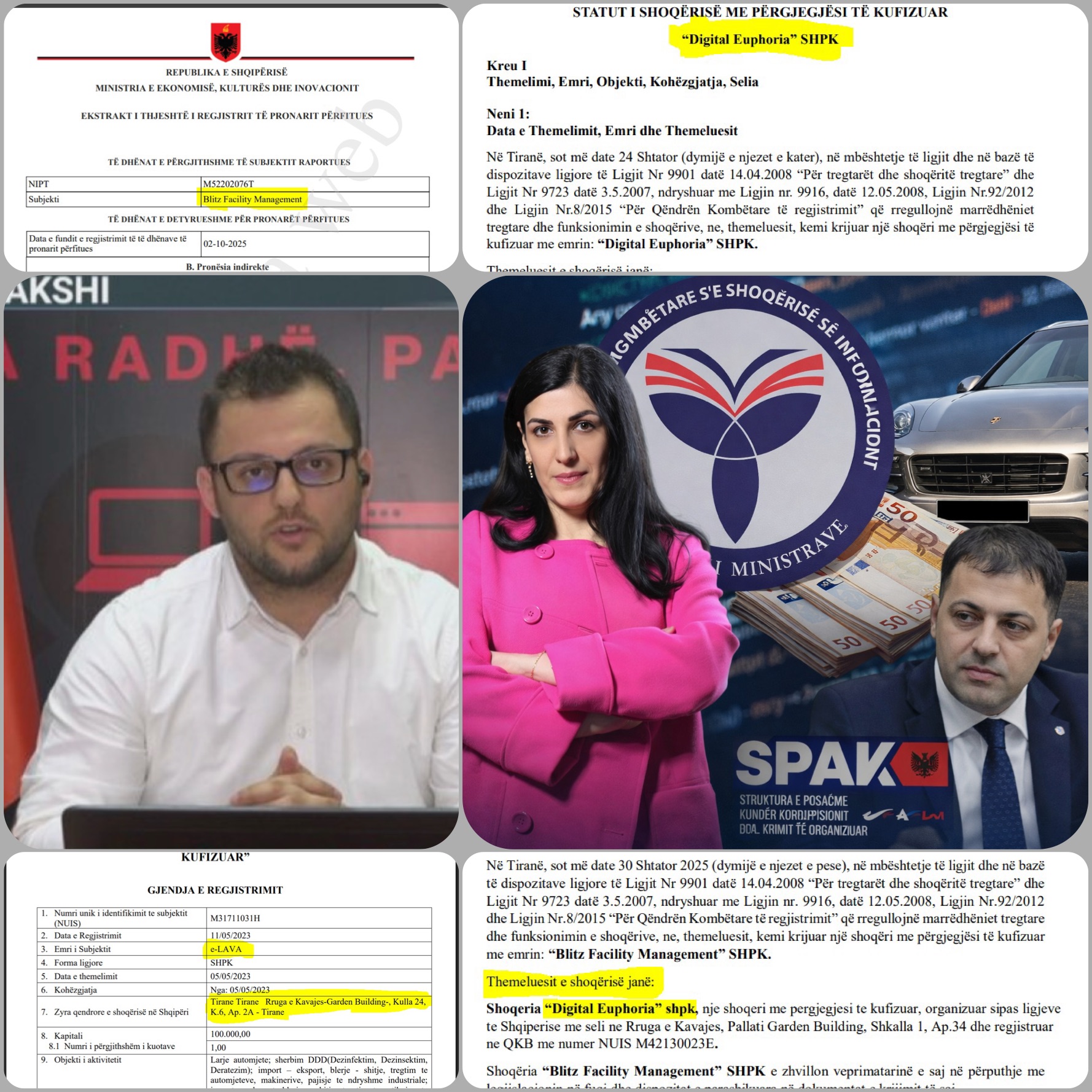 Shima, pastronte paratë që kur ishte zêvëndës i Mirlinda Karçanit