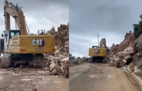 Nga Qukësi në Dhërmi, shembje rruge, dinamit dhe bllokim qarkullimi