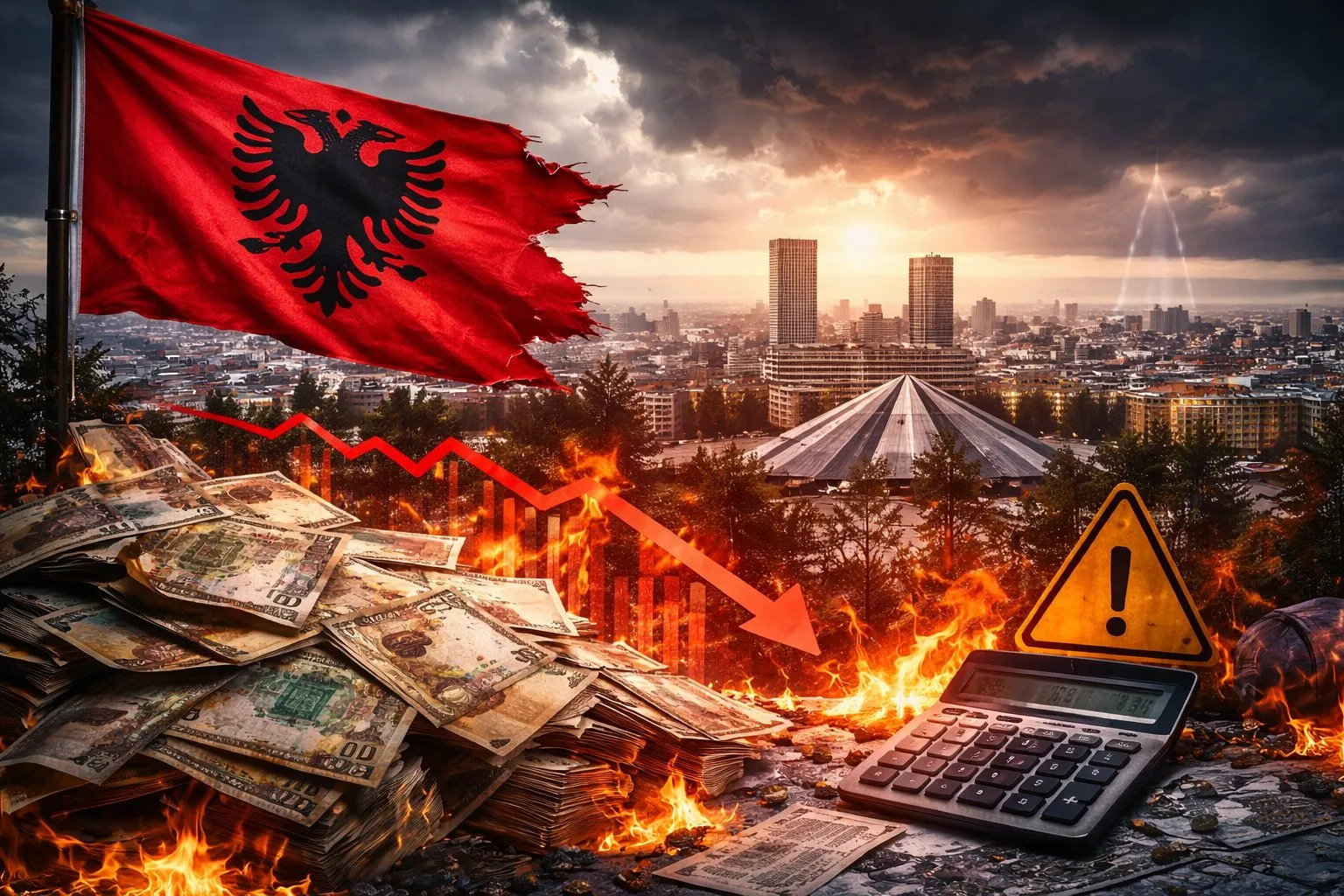 “Shqipëria drejt krizë si në ’97, ekonomia ‘pikiatë’ nga eurot e pista”