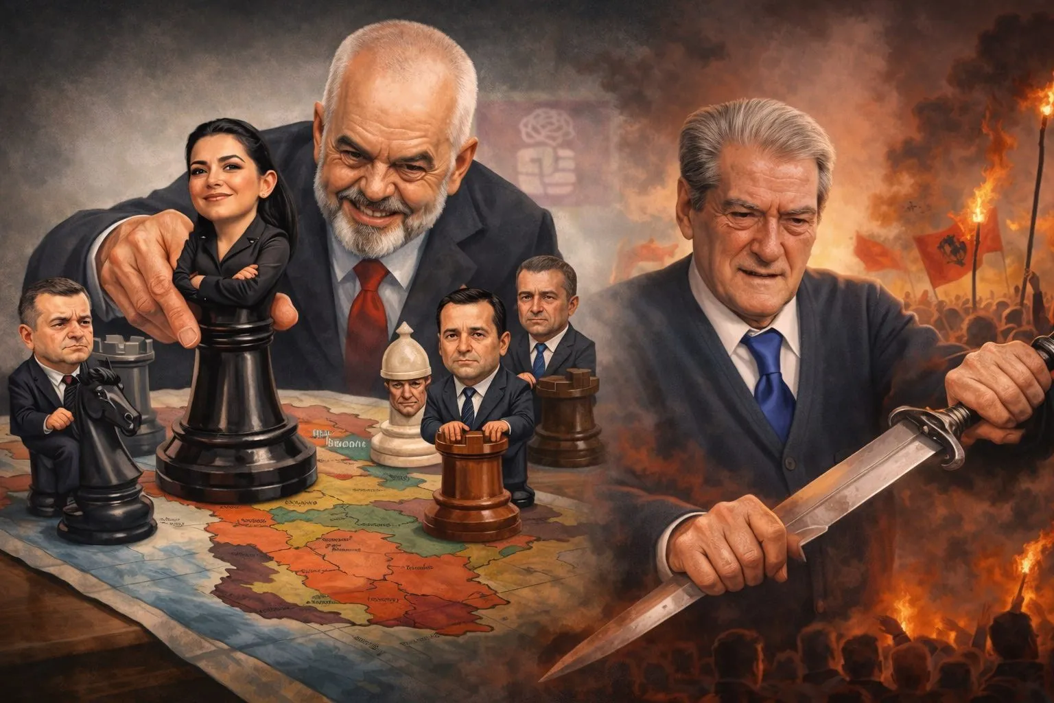 Rama lëviz “marionetat”, Berisha “mpreh shpatën” e protestës
