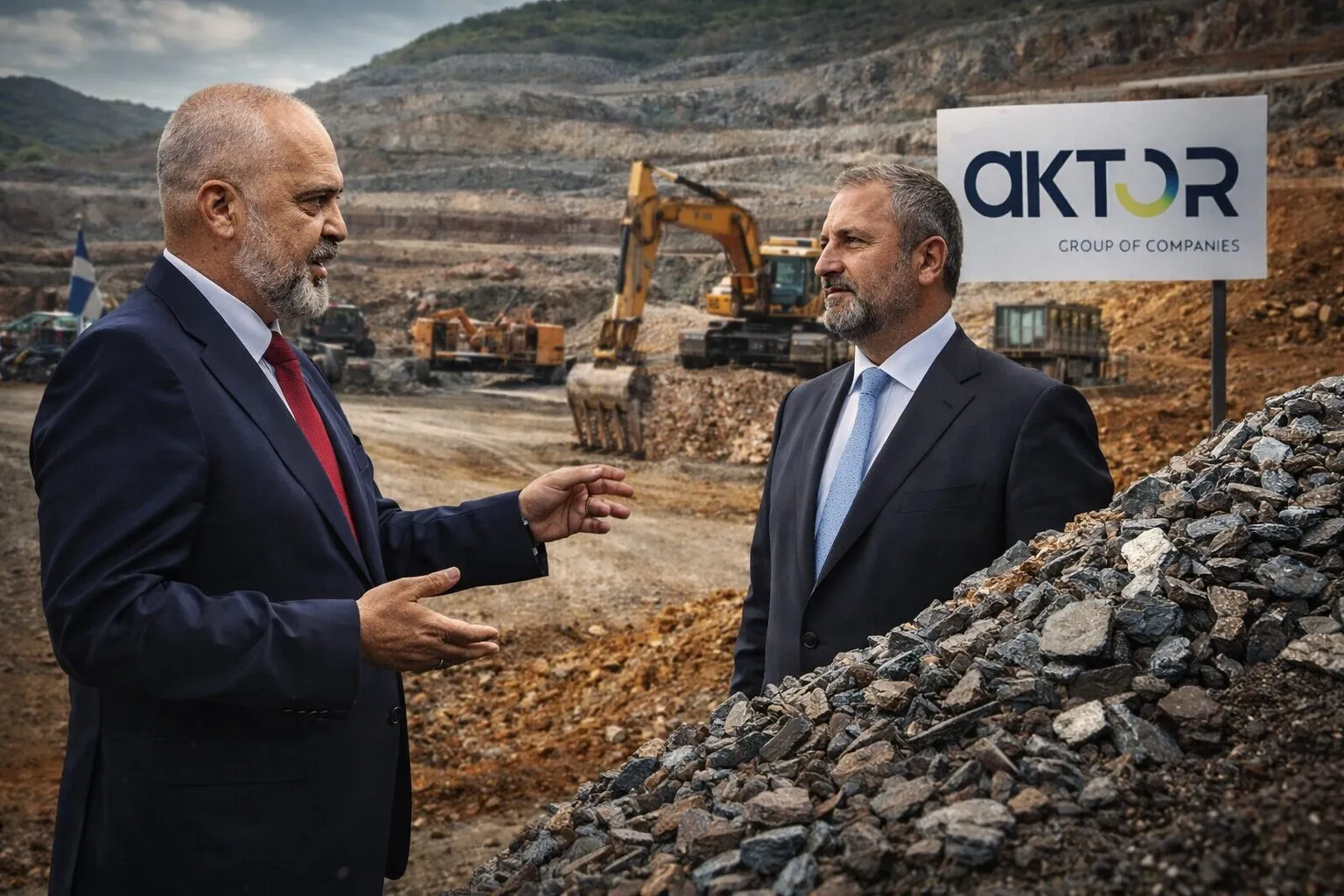 Edi Rama i jep minierat kompanisë greke “AKTOR”