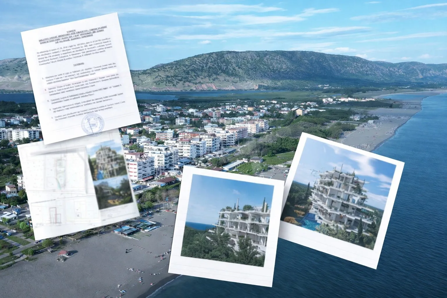 Hotel dhe pallat 7-katësh në mes të kurorës së gjelbër në Velipojë