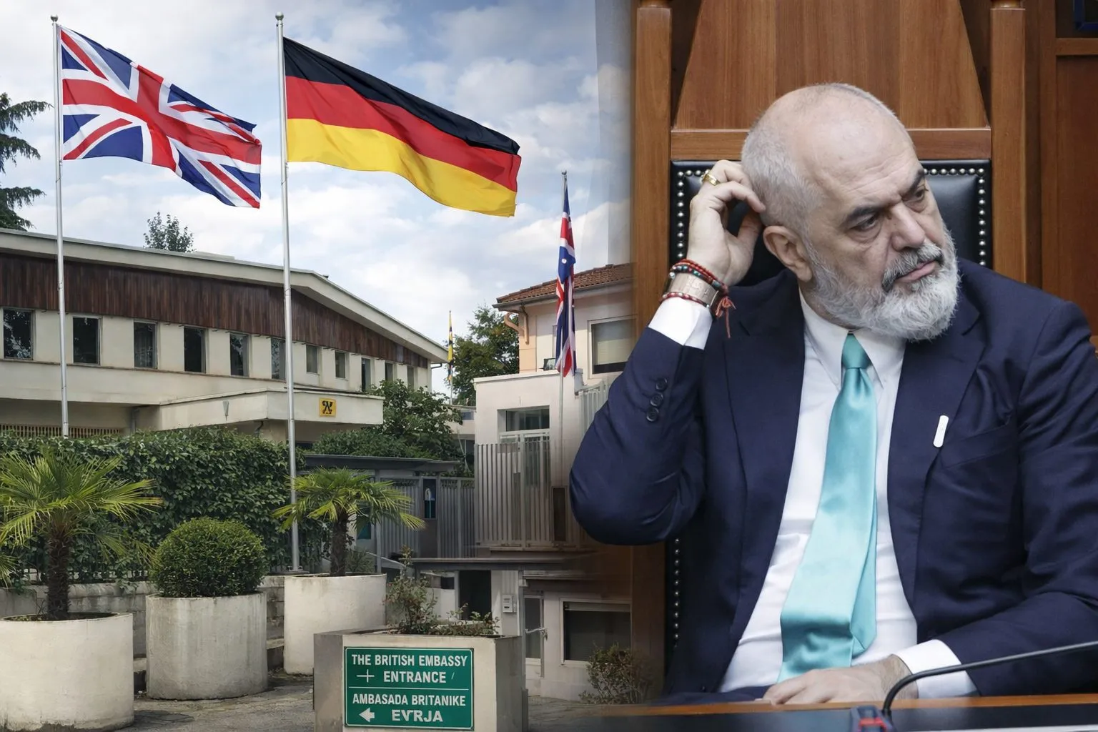 Çështja Balluku, Rama “i vërsulet” Ambasadës Gjermane dhe Britanike