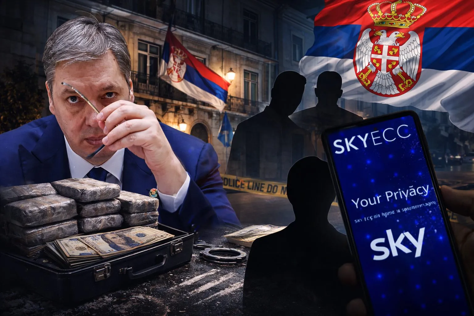 “Sky ECC” trondit Beogradin, ambasada serbe kthehet në depo droge