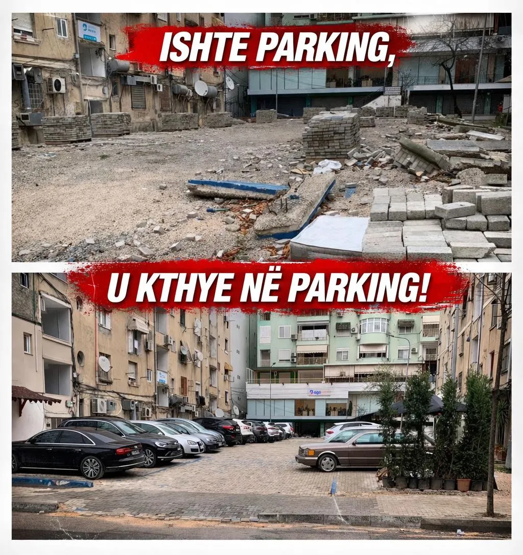 ISHTE PARKING, U KTHYE NË PARKING