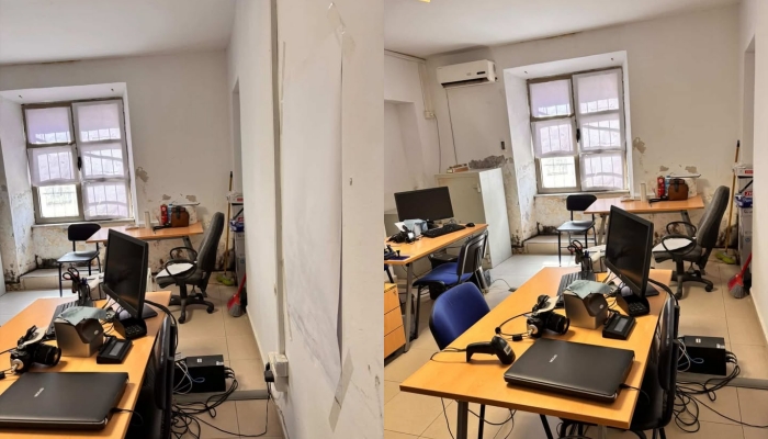 Zyrat e IdentiTek si në mesjetë, ambientet e rrënuara dhe me myk