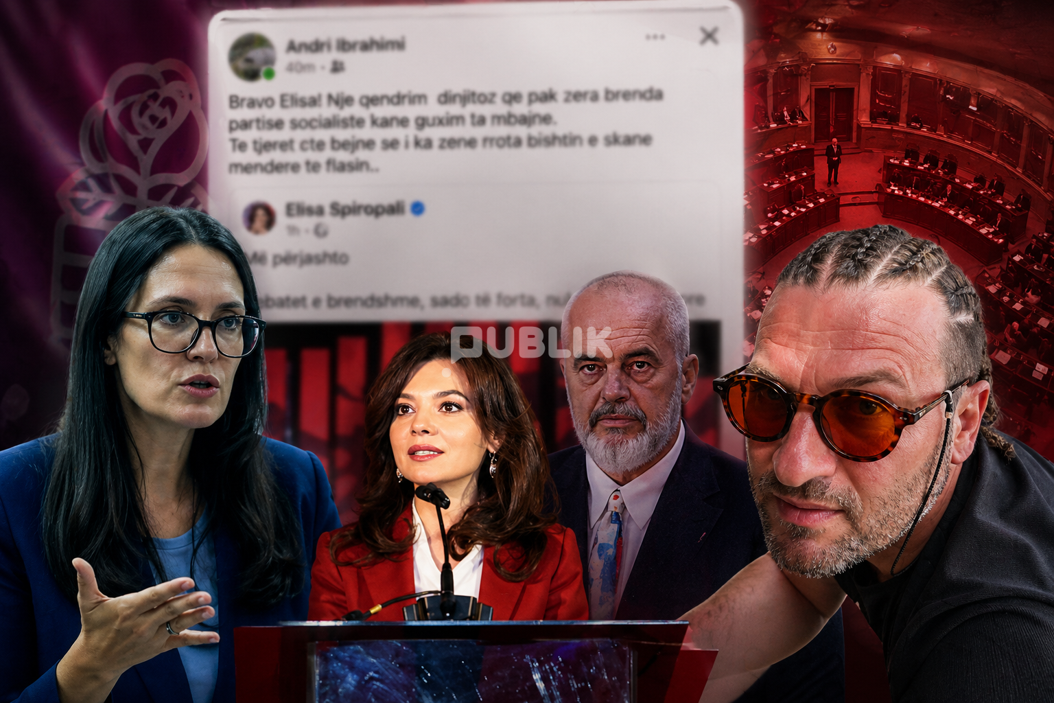 Plas keq në PS, burri i Delina Ibrahimajt mbështet hapur Spiropalin