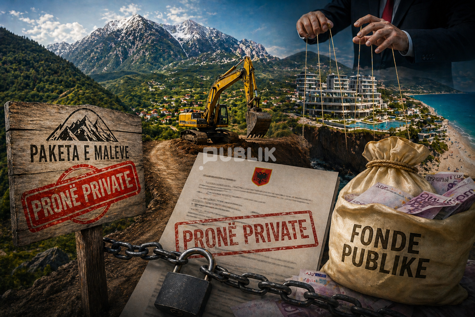 Denoncimi: Paketa e Maleve, paketë e tjetërsimit të pronës private