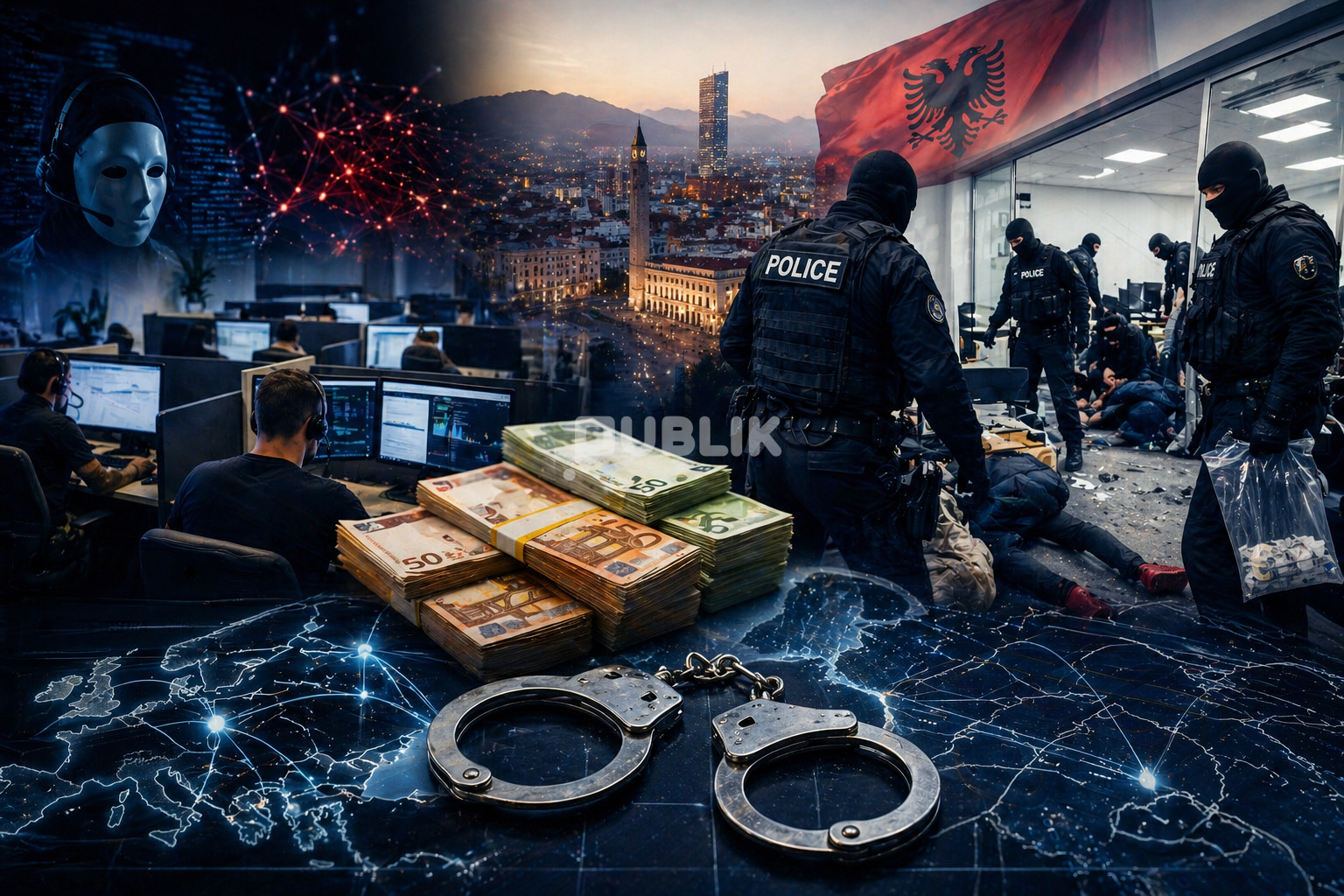 Europol zbardh detajet, si u godit rrjeti i Call Center-ave në Tiranë