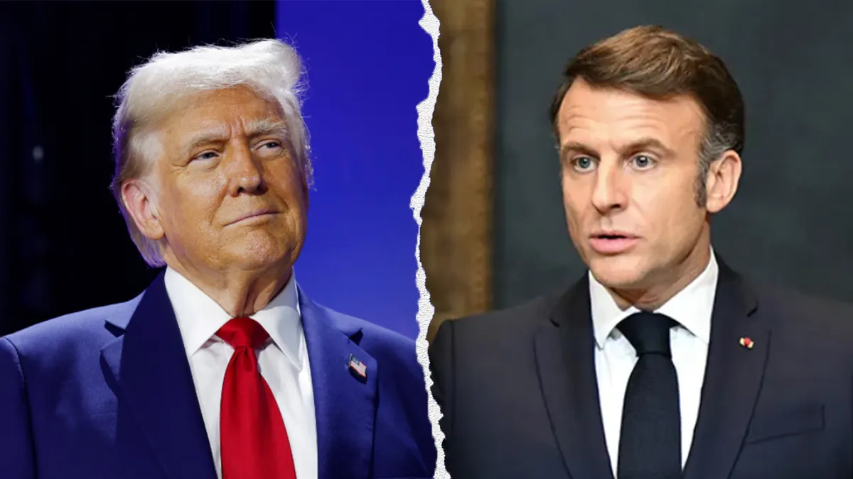 “Atë e rreh gruaja”, presidenti Trump tallet keq me Macronin