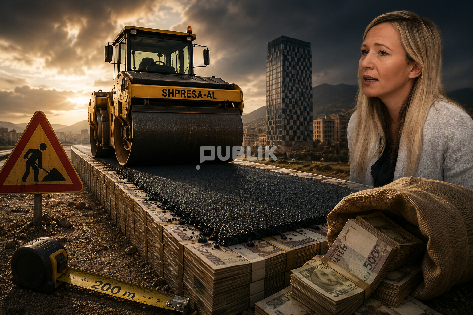 Anuela Ristani jep 1 miliardë lekë për Shpresa AL për 200 metra rrugë