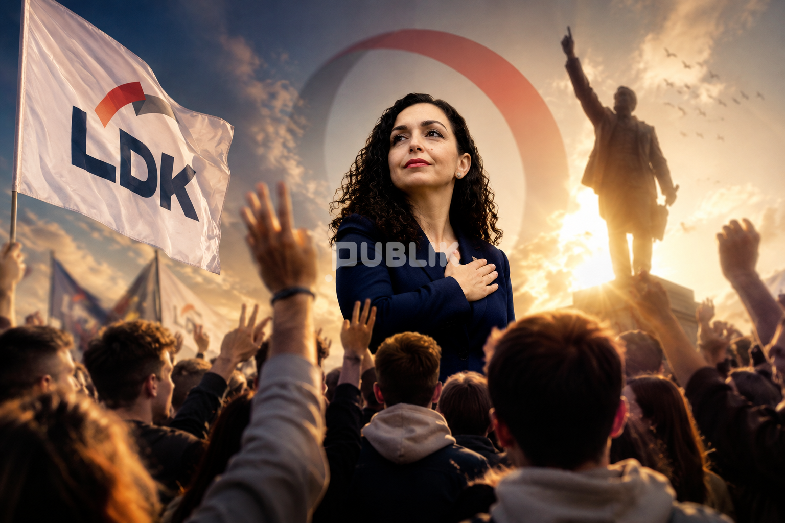 Rikthimi i bujshëm në LDK, Studentët e Dhjetorit mbështesin Vjosa Osmanin