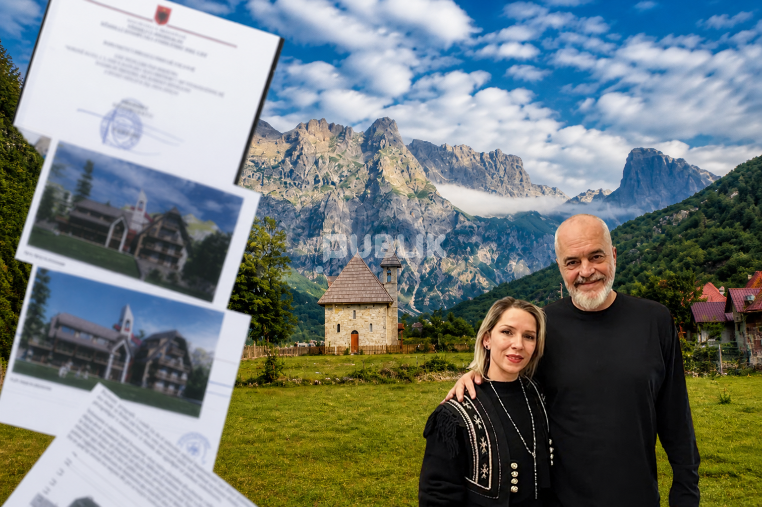 Rama “gostit” me resort 4 katësh çiftin Gjeçaj në Theth