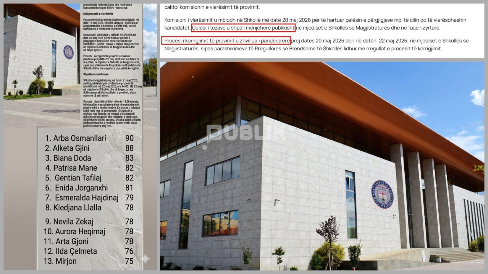 Emrat/ Magjistratura shpall fituesit për ndihmës ligjor: