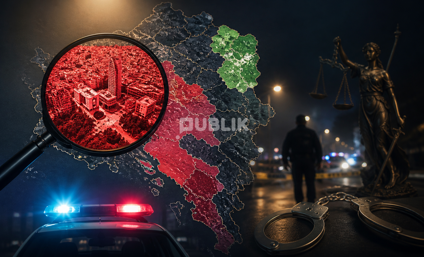 Harta e kriminalitetit, Dibra dhe Kukësi “me duar të pastra”