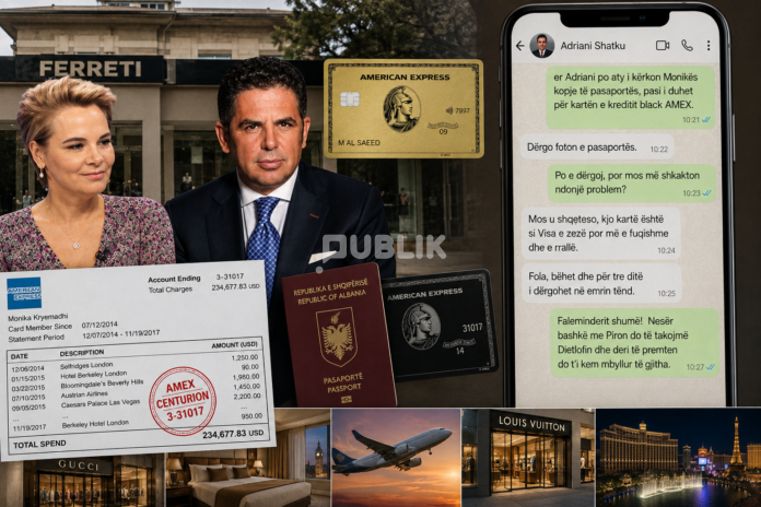 Monika Kryemadhi shpenzoi mbi 230 mijë $ nga “kushëriri” Shatku