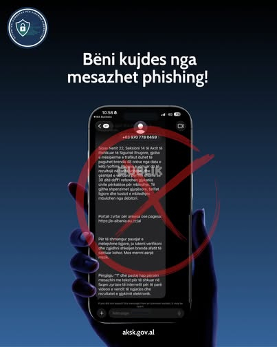 Kujdes nga këto mesazhe mashtruese në emër të e-Albania