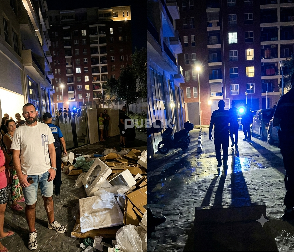 Banorët e kompleksit ‘Aura’ në Laprakë shuajnë vetë flakët